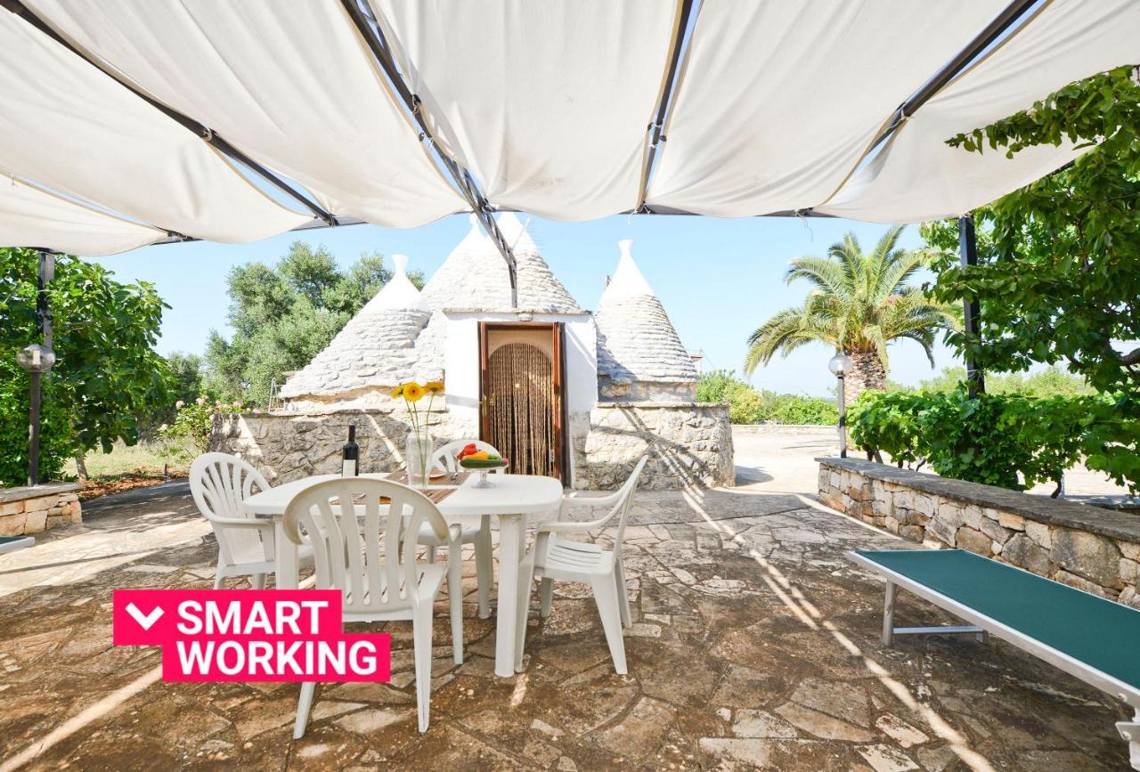 فيلا I Trulli Del Ciliegio Con Giardino By Wonderful Italy أوستوني المظهر الخارجي الصورة